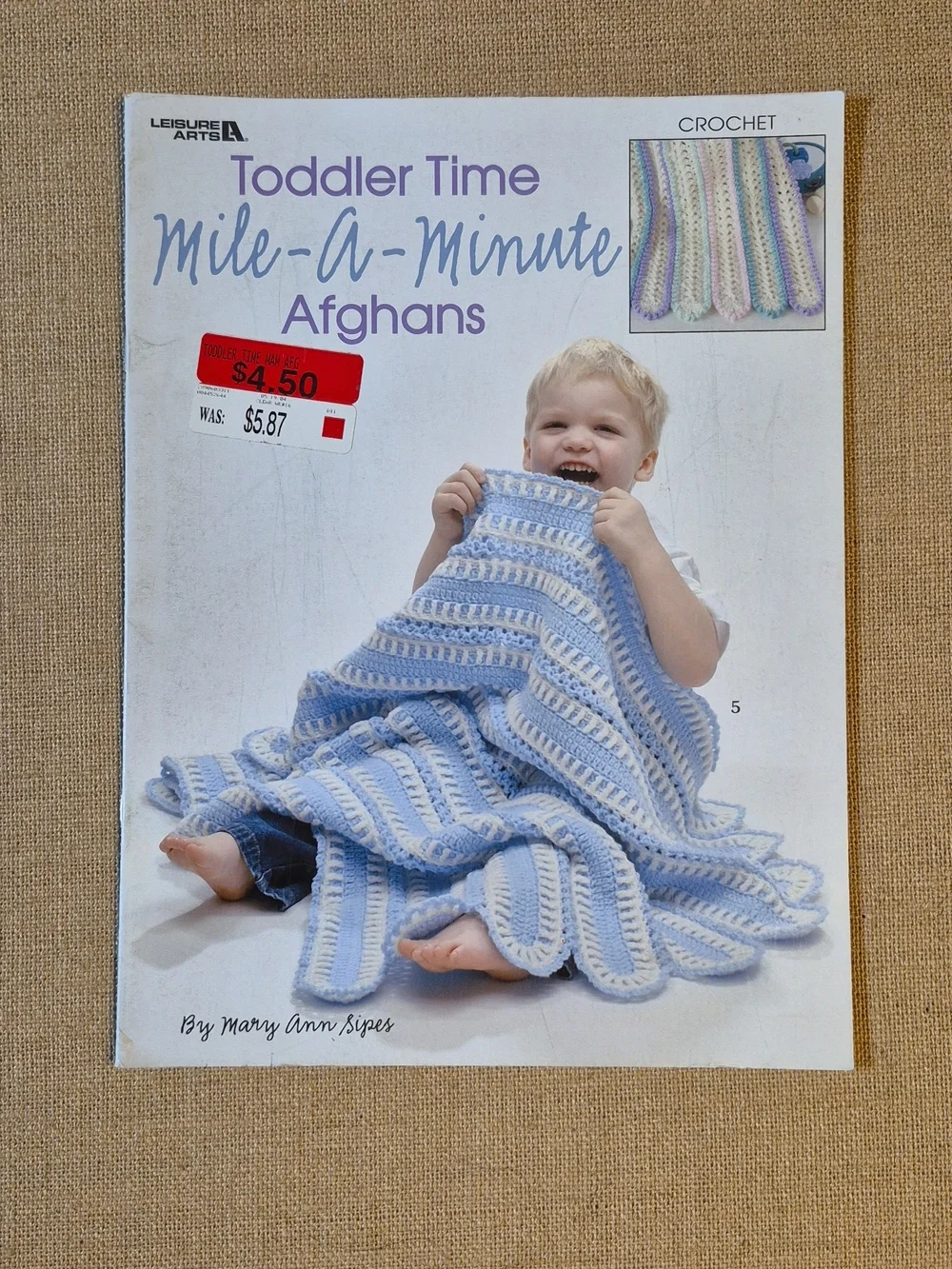 Vintage 1990's/2002 Lot Of 4 Mile-A-Minute Crochet Pattern Books - Picture 5 of 14
